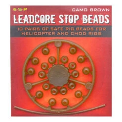 ESP Leadcore Stop Beads Camo Brown