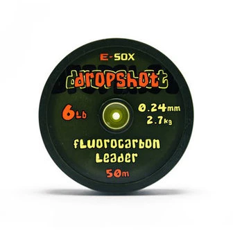 E-Sox Dropshot 12lb Fluorocarbon Leader 1 E-Sox Dropshot 12lb Fluorocarbon Leader