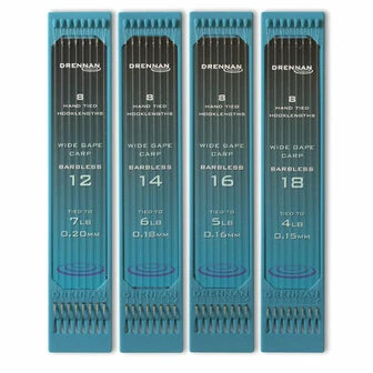 Drennan Hooks To Nylon Wide Gape Carp 14 1 Drennan Hooks To Nylon Wide Gape Carp 14