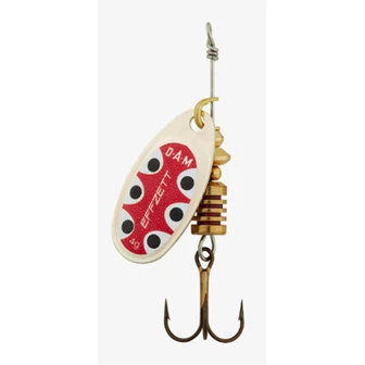 Effzett Standard Spinner Silver Black Dot 12 Gr 1 Effzett Standard Spinner Silver Black Dot 12 Gr