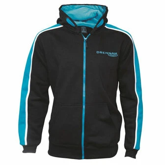 Drennan Full Zipped Hoody Black 1 Drennan Full Zipped Hoody Black